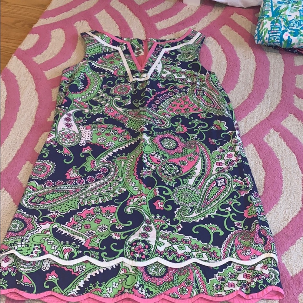 Lilly Pulitzer Royal Poincianna Shift size 4 EUC